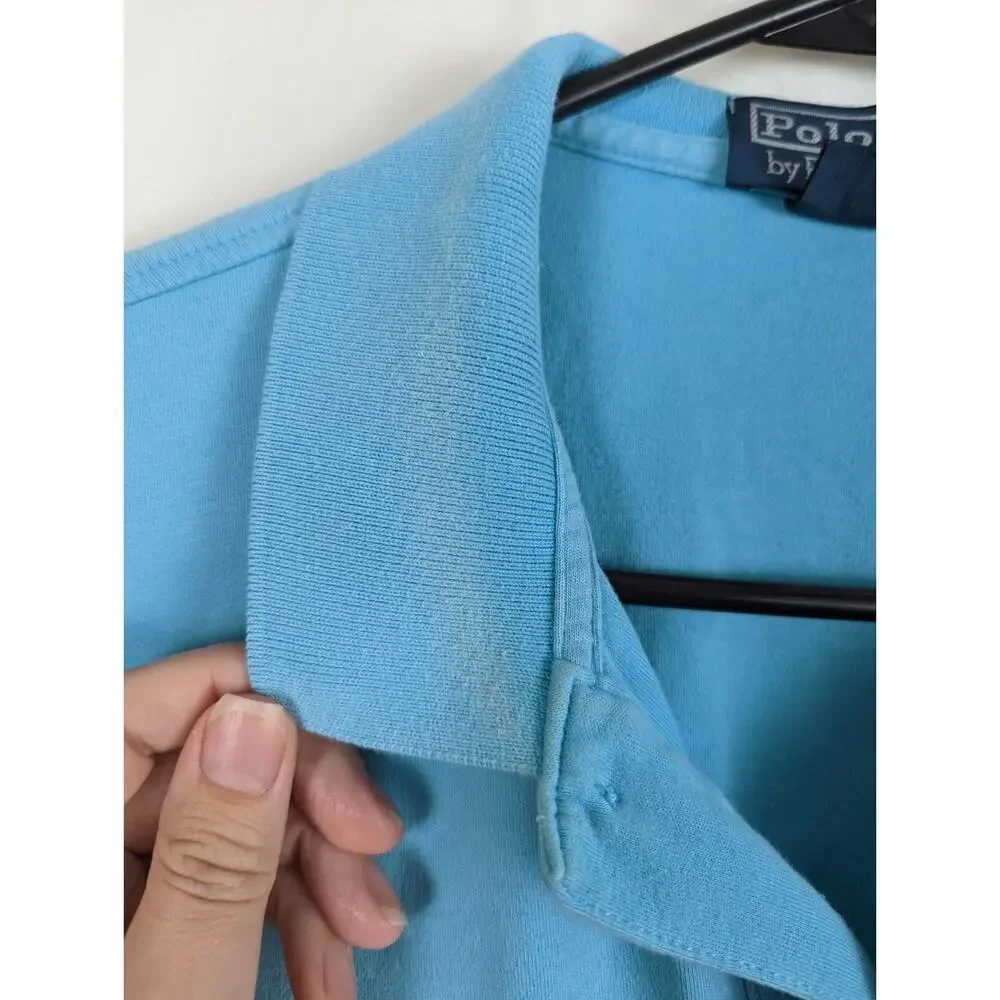 Polo by Ralph Lauren Polo Shirt Men's XL Blue with Red Logo